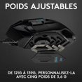 thumbnail image 3 of Ratón para juegos con cable de alto rendimiento 502 HERO, sensor para juegos HERO 25K, 25 600 DPI, RGB, peso ajustable, 11 botones programables, memoria integrada, PC/Mac - Negro ACTIVE Biensenido a ACTIVE, 3 of 5