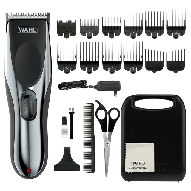 Wahl Clipper Kit de corte y recorte de cabello inalámbrico/con cable recargable para cabezas, barbas más largas y cuidado de todo el cuerpo - Modelo 79434