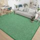thumbnail image 4 of Alfombra Chicrug, 183 x 274 cm, espuma viscoelástica, pelo bajo, verde y blanco, 4 of 7