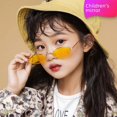 thumbnail image 1 of Gafas de sol ovaladas para niños, anti-UV, para niños y niñas, para espectáculos, modernas y combinables, 1 of 5