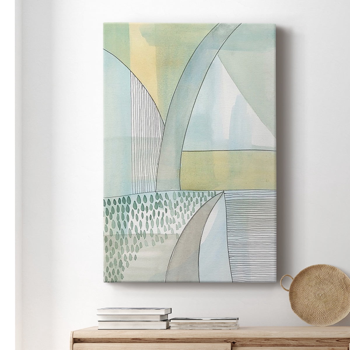 Mint Reflection II Premium Gallery Wrapped Canvas - Ready to Hang