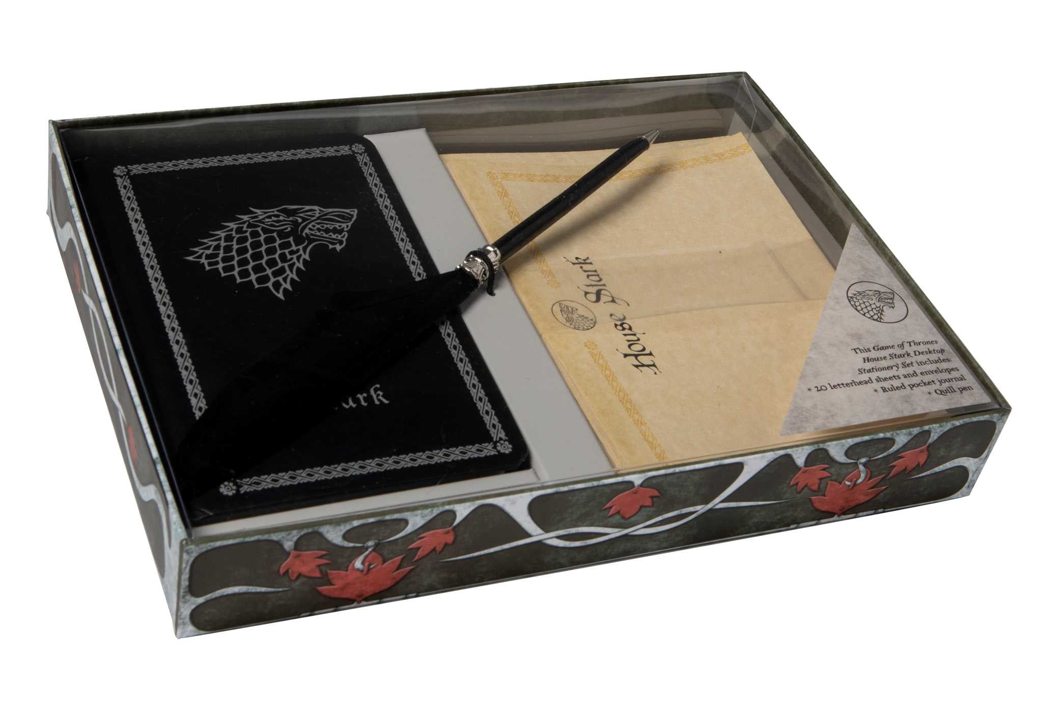 Game Of Thrones House Stark Desktop Stationery Set With Pen