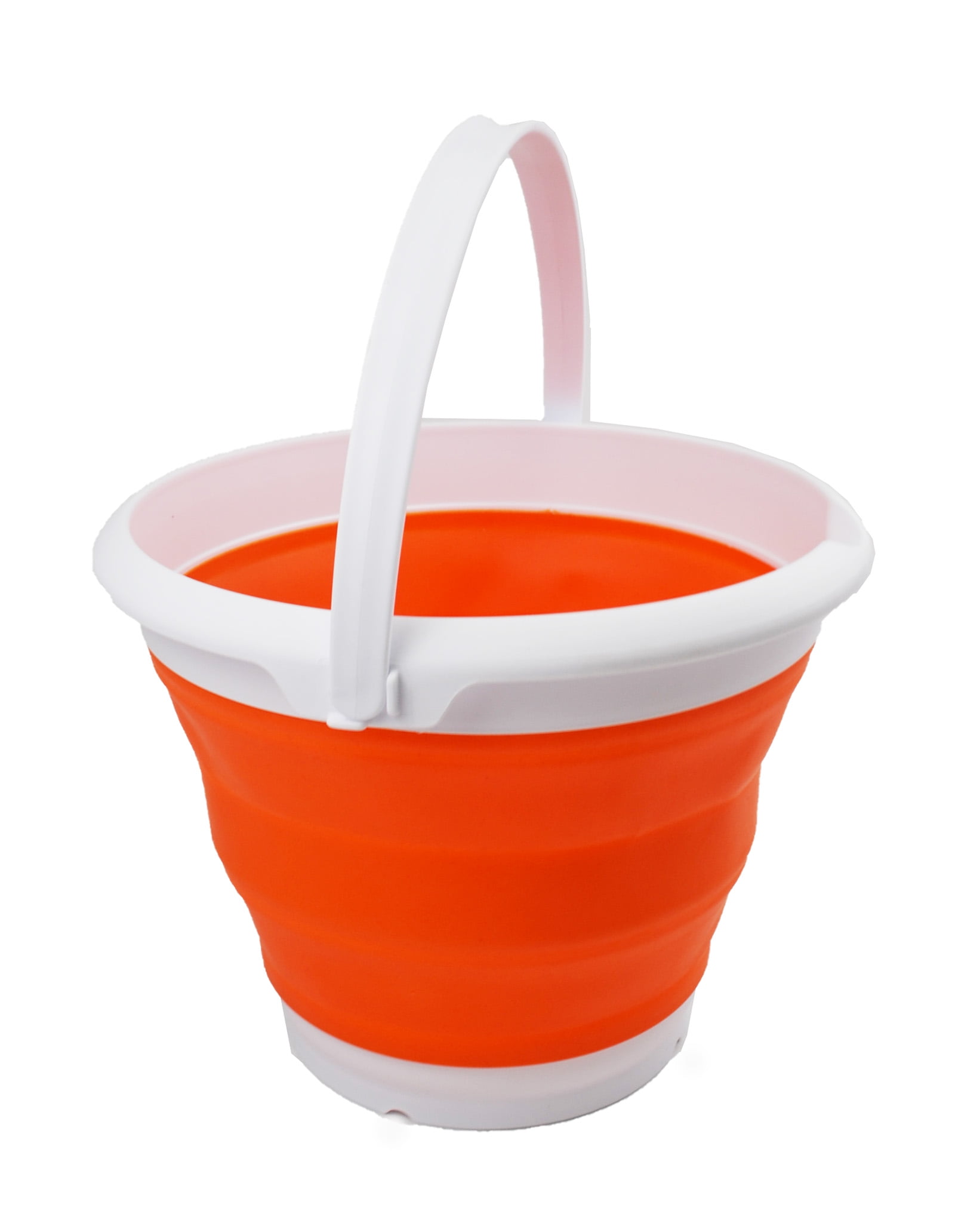 SAMMART Collapsible Plastic Bucket Foldable Tub Portable Fishing