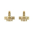 thumbnail image 4 of Clara Pucci 2.235Ct Clear Round Cut VVS1 Lever Back Drop Dangle 14k Solid hypoallergenic Gold Designer Earrings For April, 4 of 7