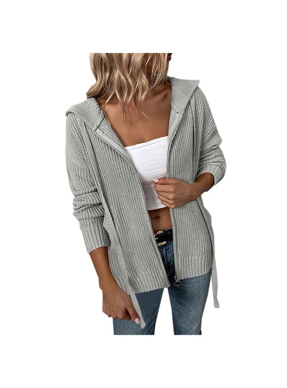 Edwards Garment Ladies' Full Zip V-Neck Cardigan Sweater - 53% Cotton Blend, Cold Wash, Sizes XS-4XL