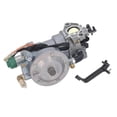 thumbnail image 2 of Dual Fuel Carburetor Carburetor Replacement for Manual Damper Gasoline LPG Generator, 2 of 5