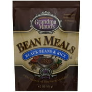 Grandma Mauds Black Beans & Rice Bean Meals, 6.2 oz, (Pack of 6)