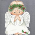thumbnail image 3 of CafePress - Christmas Cute Baby Angel Praying Sweatshirt - Zip Hoodie, Classic Hooded Sweatshirt with Metal Zipper, 3 of 4