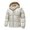 #White, variant on DPTALR Men's Solid Color Waterproof and Warm Hooded Long Sleeve Zipper Cardigan Jacket,White,Big and Tall Men L
