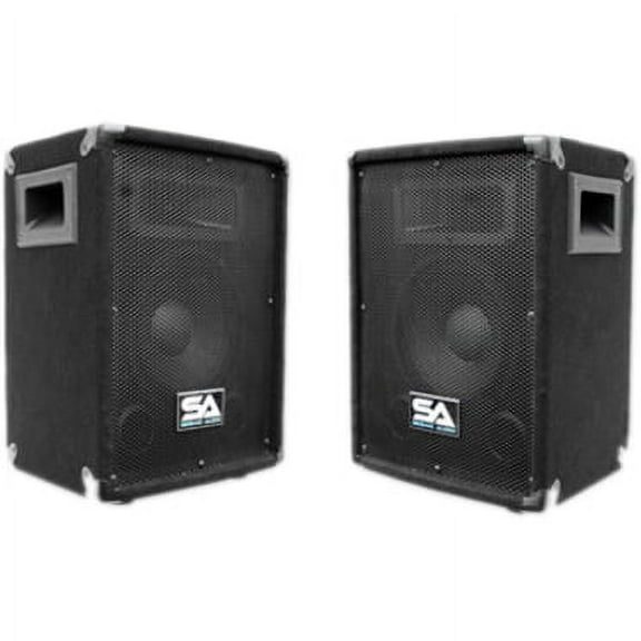 Seismic Audio SA-8 Indoor Stand Mountable Speaker, 75 W RMS, Black