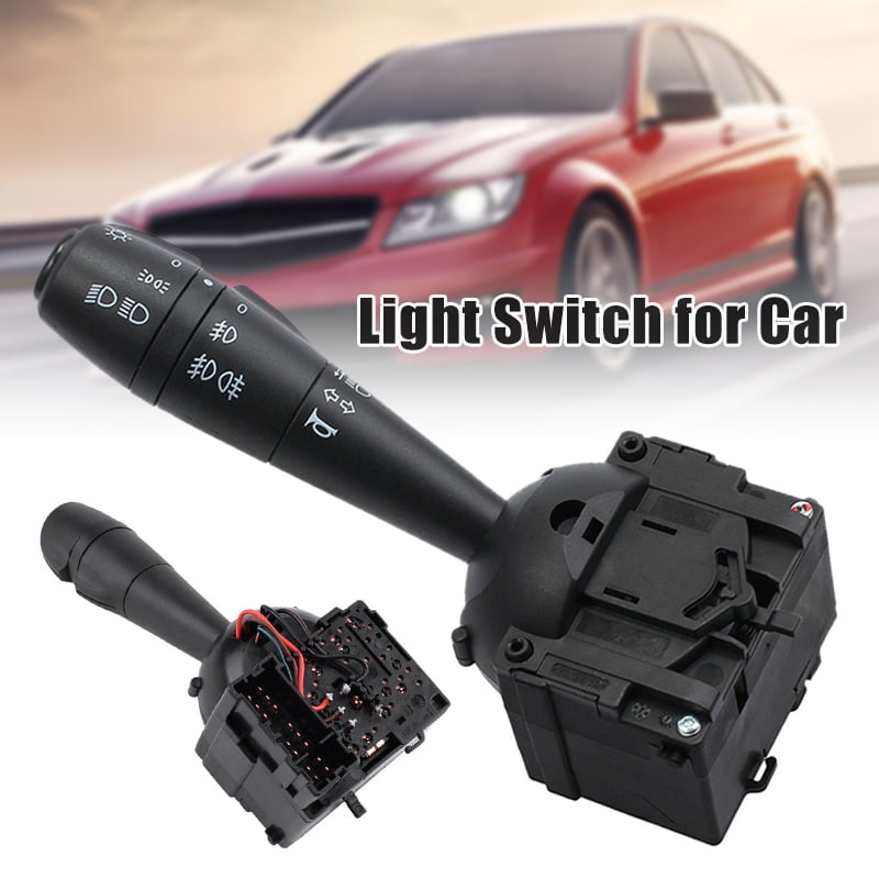 Color : Black CAR KNOB SWITCH Signal Horn Control Switch/Fit For Dacia/Fit For Duster/Fit For Sandero/Fit For Logan Left Turn Switch