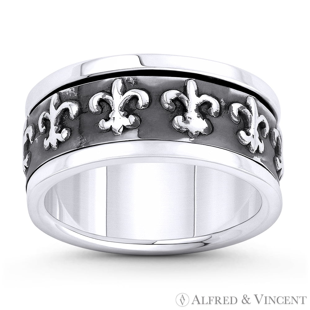 Band Ring Thomas Sabo Fleur De Lis Ring Thomas Sabo Silver Chunky