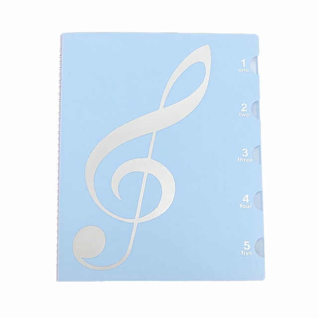 1 Pce Dossier de Musique Partitions de Musique, Rangement de Chorale Musicale Support de Bande Dossier, Feuille Vierge Composition Musicale Manuscrit Personnel Papier Art Carnet de Musique Noir 20 Pages pour Bureau Affaires, 12"x10 Pouces