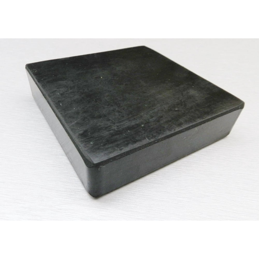 JEWELERS BENCH BLOCK RUBBER 4" x 4" SQUARE 1" THICK BASE FOR STEEL