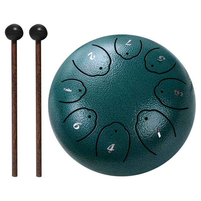 Campana Lluvia Instrumentos Curativos Con Tambor Mano 6 Pulgadas 8 Notas Regalo