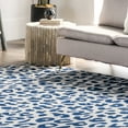 nuLOOM Modern Leopard Print Area Rug, 8' x 10', Blue