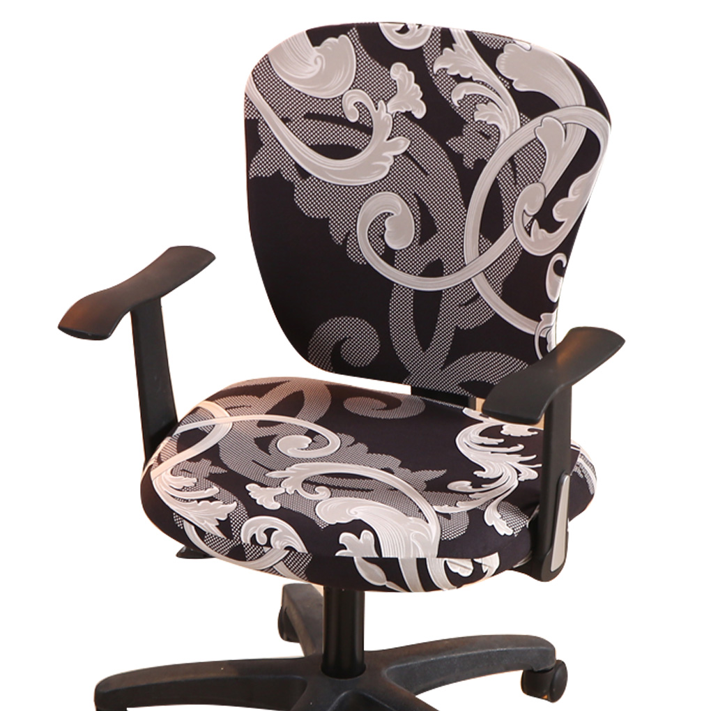 Printing Office Chair Cover Universal ElasticRoyal style