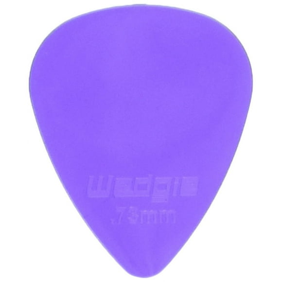 Wedgie WCPP73 0.73mm Wedgie Clear Pick 12 Pack, Purple