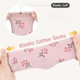 thumbnail image 4 of 5 Pairs Toddler Girl Kids Socks, Cute Flower Soft Cotton Crew Socks, 1~12Years, 4 of 7