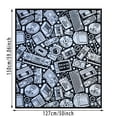 thumbnail image 2 of Color Your Own Blanket DIY Washable Coloring Blanket Art Project Cozy Home Seasonal Birthday Holiday Or, 2 of 3