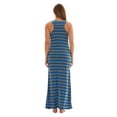 thumbnail image 3 of Just Love Racer Back Solid Tank Dress with Bungee (Royal Stripe, X-Large), 3 of 3