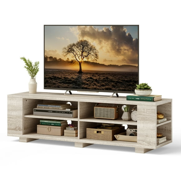 Costway TV Stand Entertainment Media Center Console For TV's up to 65'' w/Storage Shelves