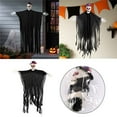 thumbnail image 1 of Hanging Halloween Decorations Hanging Small Hanging Face Hanging Halloween Decoration Outdoor Indoor Decoration String of Pearls Hanger Gemstones And Beads for Jewelry Making Clear String for Hanging, 1 of 3