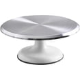 thumbnail image 1 of Plato Giratorio para Tartas Soporte Giratorio para Pasteles Soporte Giratorio Estable y Duradero para Decoración de Tartas para Chefs para Suministros de Decoración de Tartas (Blanco), 1 of 4