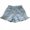 Blue., variant on Akafmk Denim Shorts with Ruffle Hem,Summer Elastic Waist Casual Bottoms with Pockets,Cute Play Pants (Toddler Girl's or Girl's)