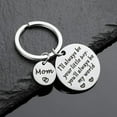 thumbnail image 5 of Mother’s Day Gifts from Son for Birthday, Double Side I'll Always Be Your Little Boy, You Will Always Be My World - Best Mom Ever Keychain for Valentine’s Day Christmas Gift, 5 of 6
