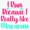 1pcs, variant on I Run Because I Like Macarons Quote Vinyl Sticker