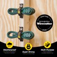 thumbnail image 3 of Heavy-Duty Wrap-It Storage Straps - 7" (12 Pack) - Hook and Loop Extension Cord Organizer, Cord Wrap, Cable Straps for Garage Organization - Black, 3 of 10