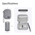 thumbnail image 2 of Funda organizadora para dispositivos Travel Router GL.iNet GL-AXT1800, color gris, 2 of 6