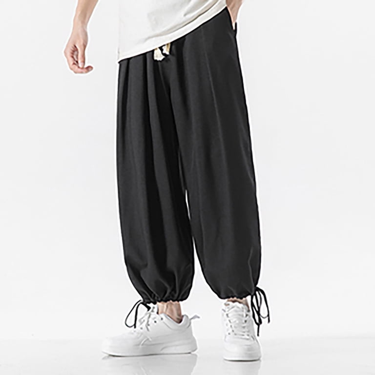 HomeGardon Men's Pants Mens Summer Pants Plus Size,Men's Summer