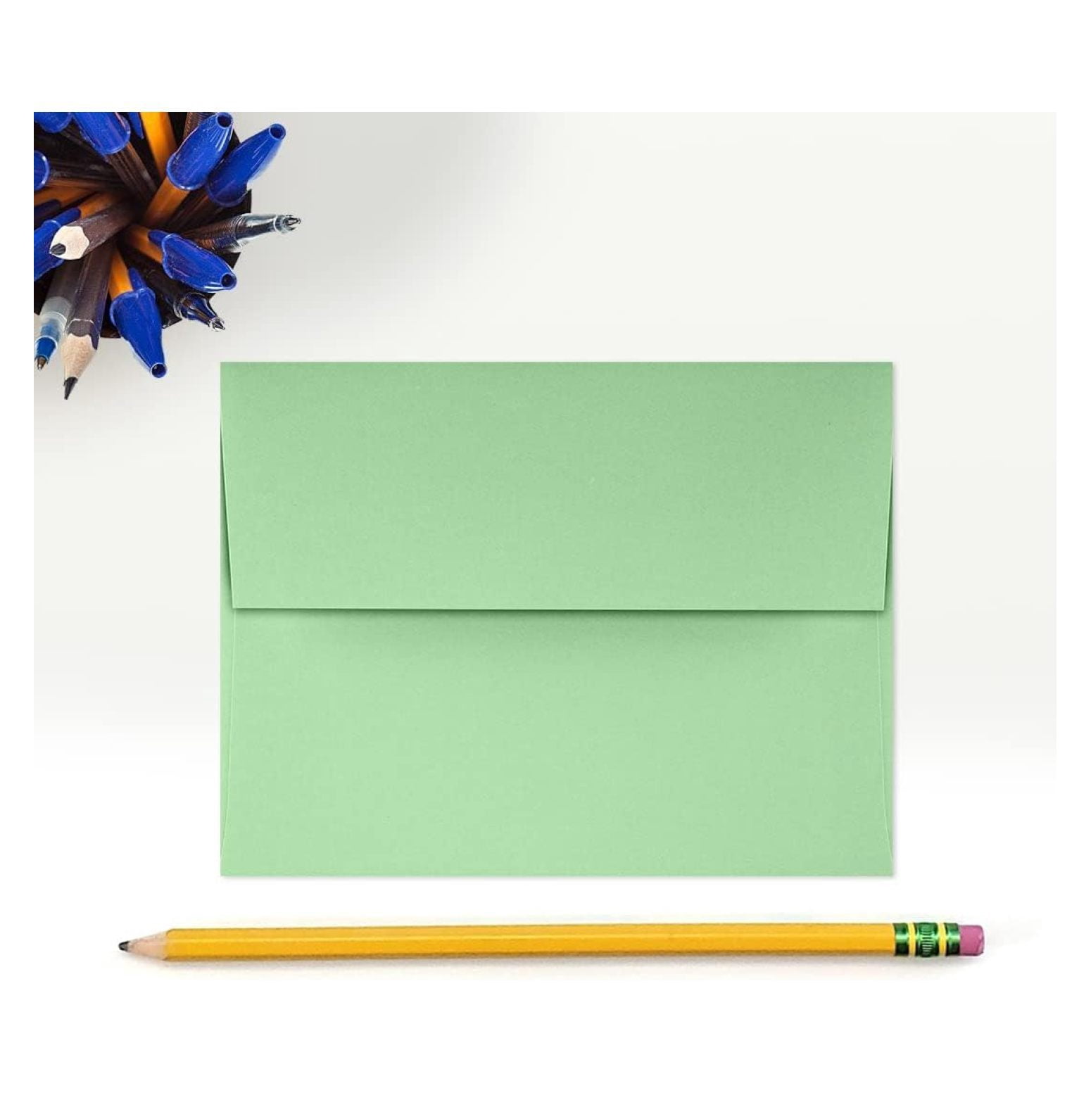 A2 Invitation Envelopes | 4 3/8" x 5 3/4" | Pastel Green | 60lb. Text | 500 Qty
