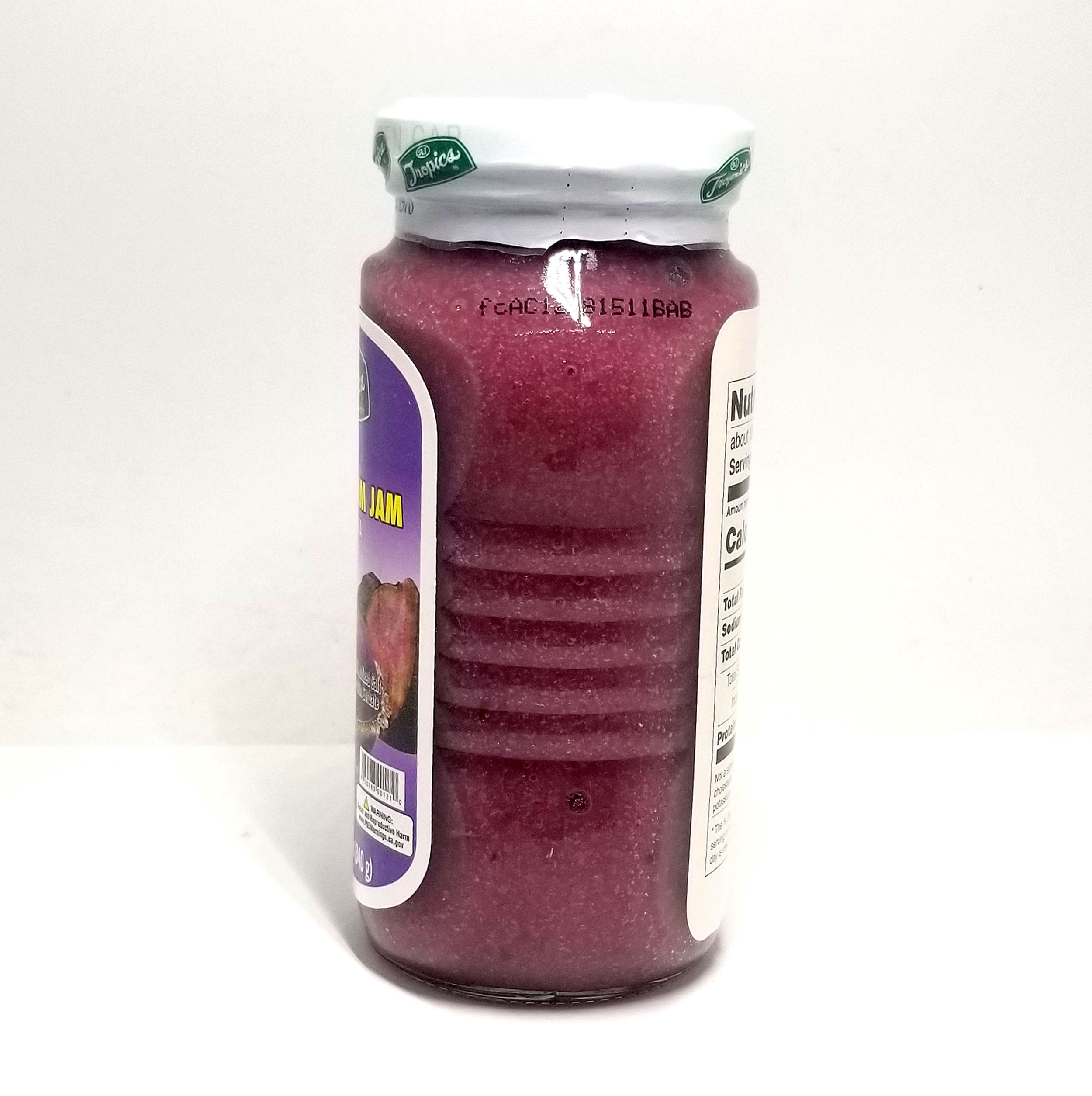 Ube Halaya Purple Yam Jam by Tropics 12 oz. X 2 Jars with 1 Bonus Mini Stainless Steel Stirring Spoon (3-Piece Set)