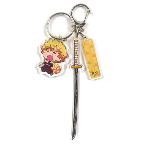 Pwfe Anime Demon Slayer Kimetsu No Yaiba Keychain Kamado Tanjirou Nezuko Agatsuma Zenitsu Rengokukyoujurou Cute Fun Acrylic Key Ring Walmart Com