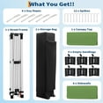 thumbnail image 6 of Danolapsi 10x20 Pop Up Canopy with 6 Sidewalls,Heavy Duty Outdoor Canopy Tent with Portable Roller Bag - 3 Adjustable Height, 4 Weight Bags, 8 Stakes & 6 Guy Ropes Included, 6 of 7