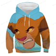 thumbnail image 1 of Ropa neutra de secado rápido, sudadera con capucha divertida, sudadera con capucha de dibujos animados, sudadera con capucha para niños, ropa para niños Lion King150 zhangyuxiang CONDUJO, 1 of 2