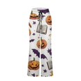 thumbnail image 5 of Women's Comfy Pajama Pants Halloweens Cute Print Pjs Pants with Pockets Cozy Pjs Bottoms Lounge Pants, 5 of 7