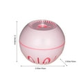 thumbnail image 3 of Fiudx Mini Humidificador, Alimentación Por Usb, Funcionamiento Silencioso, Luces Led de Colores, Diseño Compacto, Ideal para El Hogar, La Oficina, El Coche y Viajes, Luz Nocturna Relajante, Tamaño 10, 3 of 6