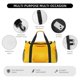 thumbnail image 4 of Balery Yellow Lemon Bolsa de Gimnasio para Mujeres, Bolsa de Viaje con Bolsillo Húmedo, Bolsa de Fin de Semana para Mujeres, Bolsa de Viaje Resistente al Agua, 4 of 7
