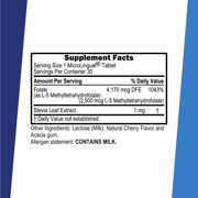 Superior Source Methyl Folate 2,500 mcg - Folate Supplement for Women & Men - Methylated Folate Supplement Supports Healthy Nervous System & Red Blood Cells - 30 Sublingual Dissolving Tablets