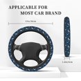 thumbnail image 3 of Susaid Space Dinosaur Print Elastic Car Steering Wheel Cover, 15 Inches Breathable Vehicle Steer Wheel Protector, Universal for SUV, Truck, 3 of 6