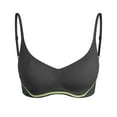 thumbnail image 5 of White Sports Bras for Women Racerback Bras for Women Support Push Up Bralettes Full Coverage No Underwire Seamless Comfortable Everyday Bras, 5 of 5