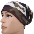 thumbnail image 3 of Multifuncional al aire libre elegante gorra capó bufanda sombrero boina ejército verde camuflaje, 3 of 3