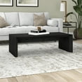 thumbnail image 2 of Evelyn&Zoe Oswin 48" Wide Rectangular Coffee Table, Black Grain, 2 of 8
