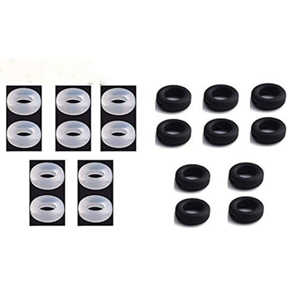 Silicone Eyeglasses Temple Tips Sleeve Retainer,Anti-Slip Round Comfort Glasses Retainers For Spectacle Sunglasses Reading Glasses Eyewear,10 Pairs