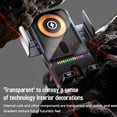 thumbnail image 4 of 2026 New Cool Car Wireless Fast Charging Holder, Smart 2-in-1 Car Rotating Mobile Phone, Charge Faster, Wireless Charging Rotating Car Mount,15w Universal,360° Rotation (Black), 4 of 7