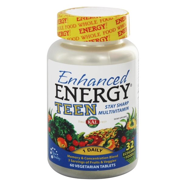 KAL Enhanced Energy Multivitamin for Teens Memory & Concentration